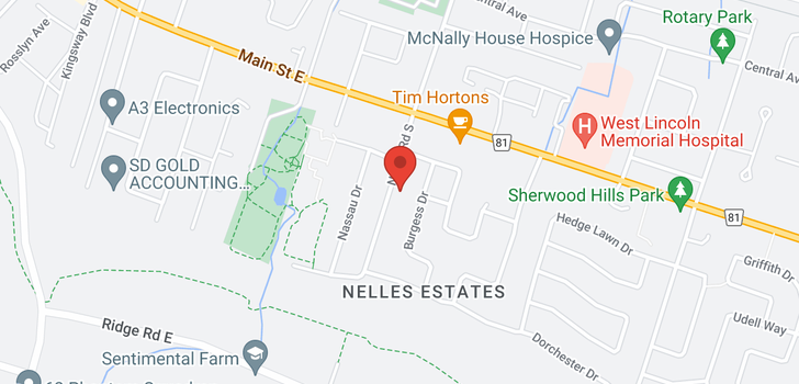 map of 13 NELLES RD S